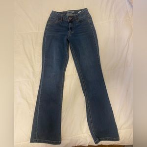 Size 0 short Maurice’s jeans high rise/curvy bootcut jeans